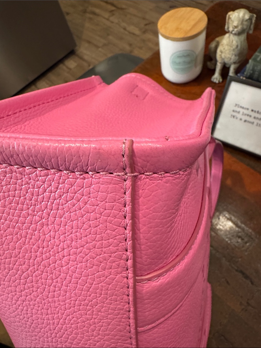 Authentic Marc Jacobs The Tote Bag Small Tote in Bright Pink - Picture 12 of 16
